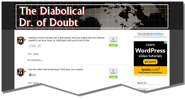 Diabolical Dr. of Doubt