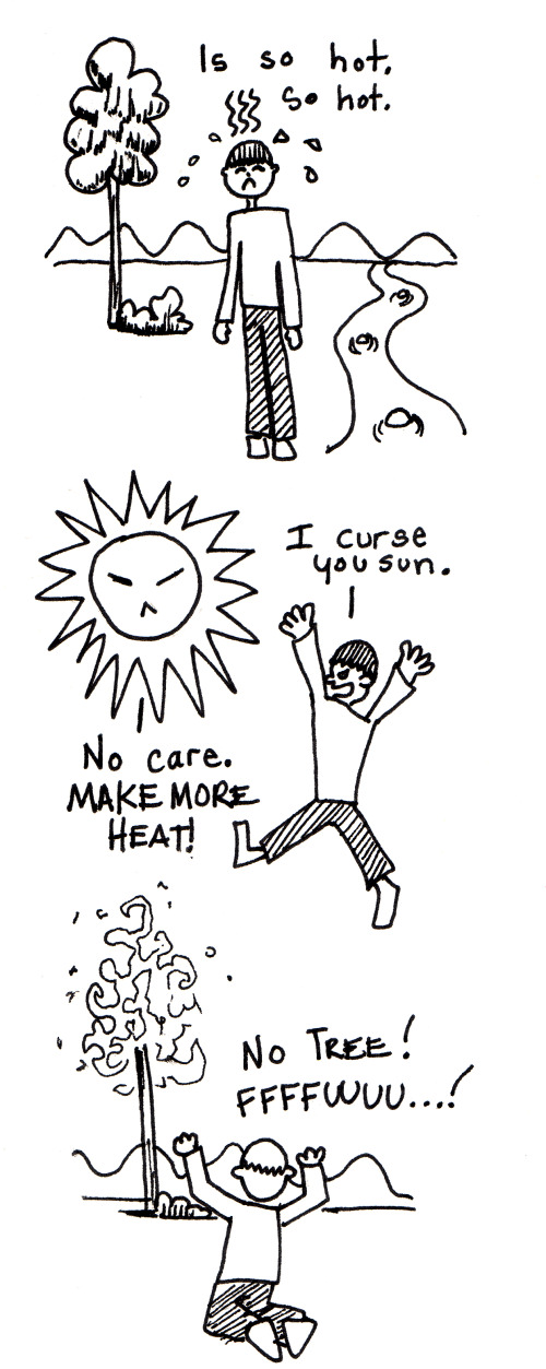 Idiot Rages at the Sun